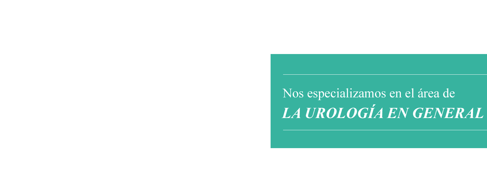Urología Dr. Melchor y Dr. Iglesias banner